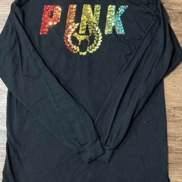 VS PINK RAINBOW OMBRÉ BLING OUTFIT M - Picture 5 of 10